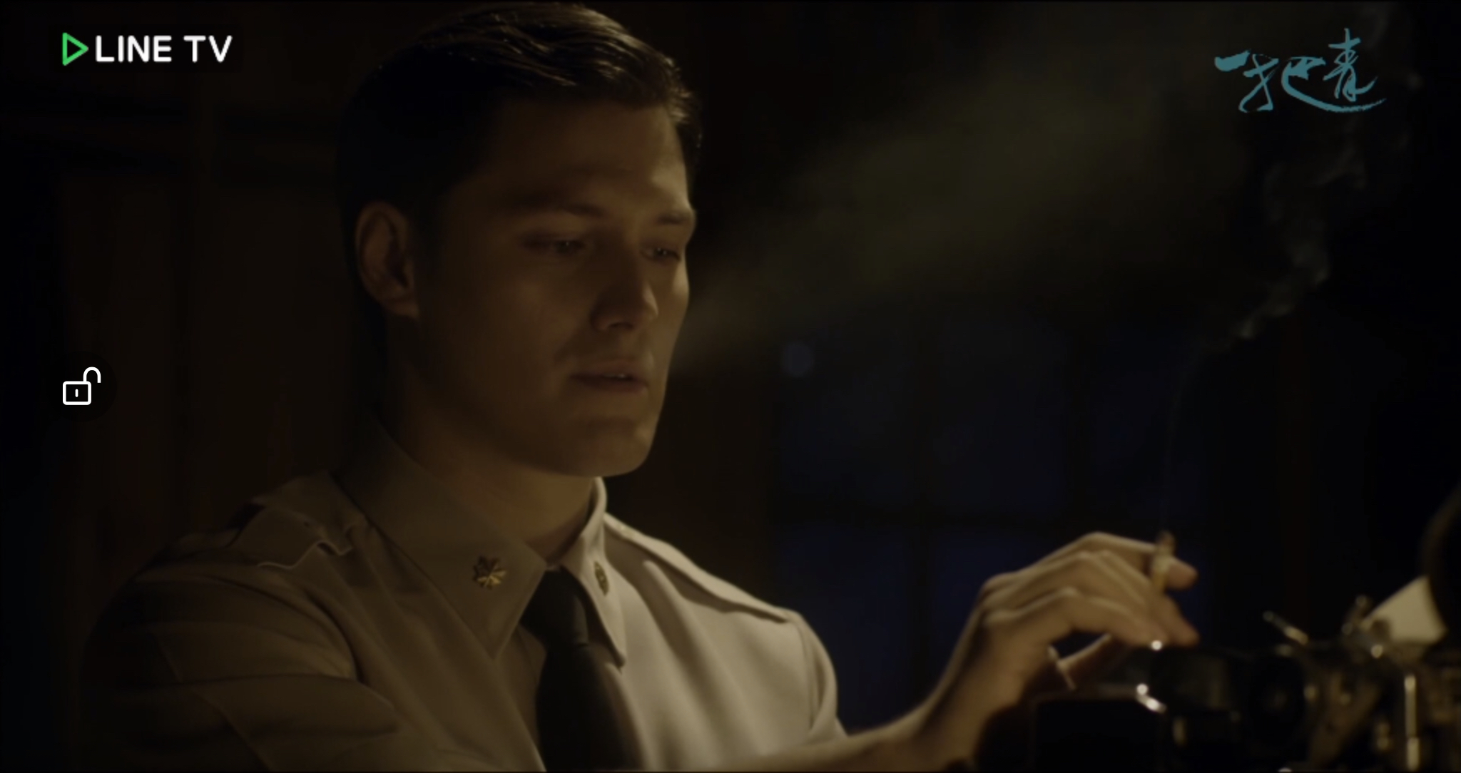 周厚安的写真-《一把青》里的侧颜