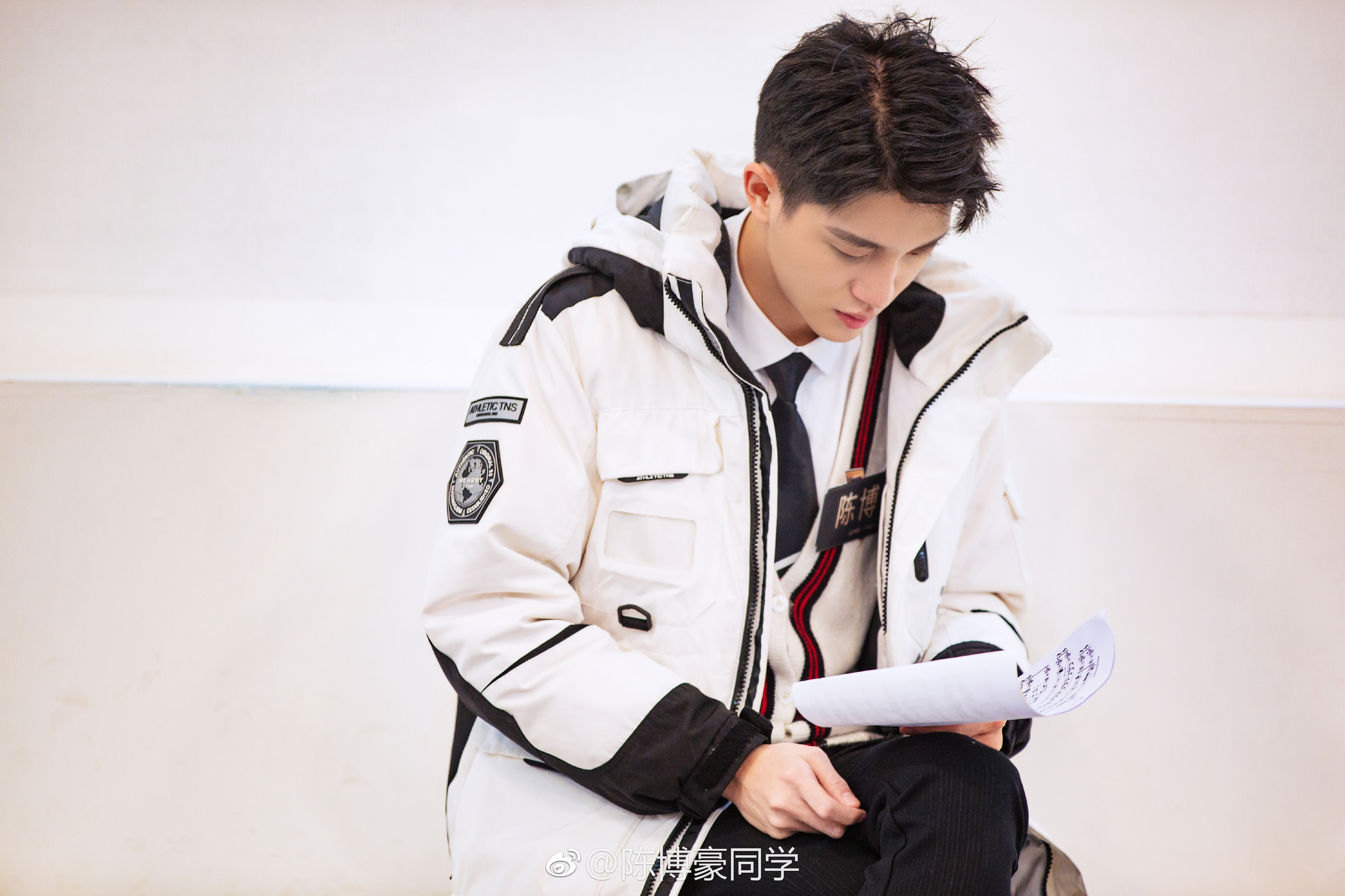 陈博豪的写真-《声入人心》片场