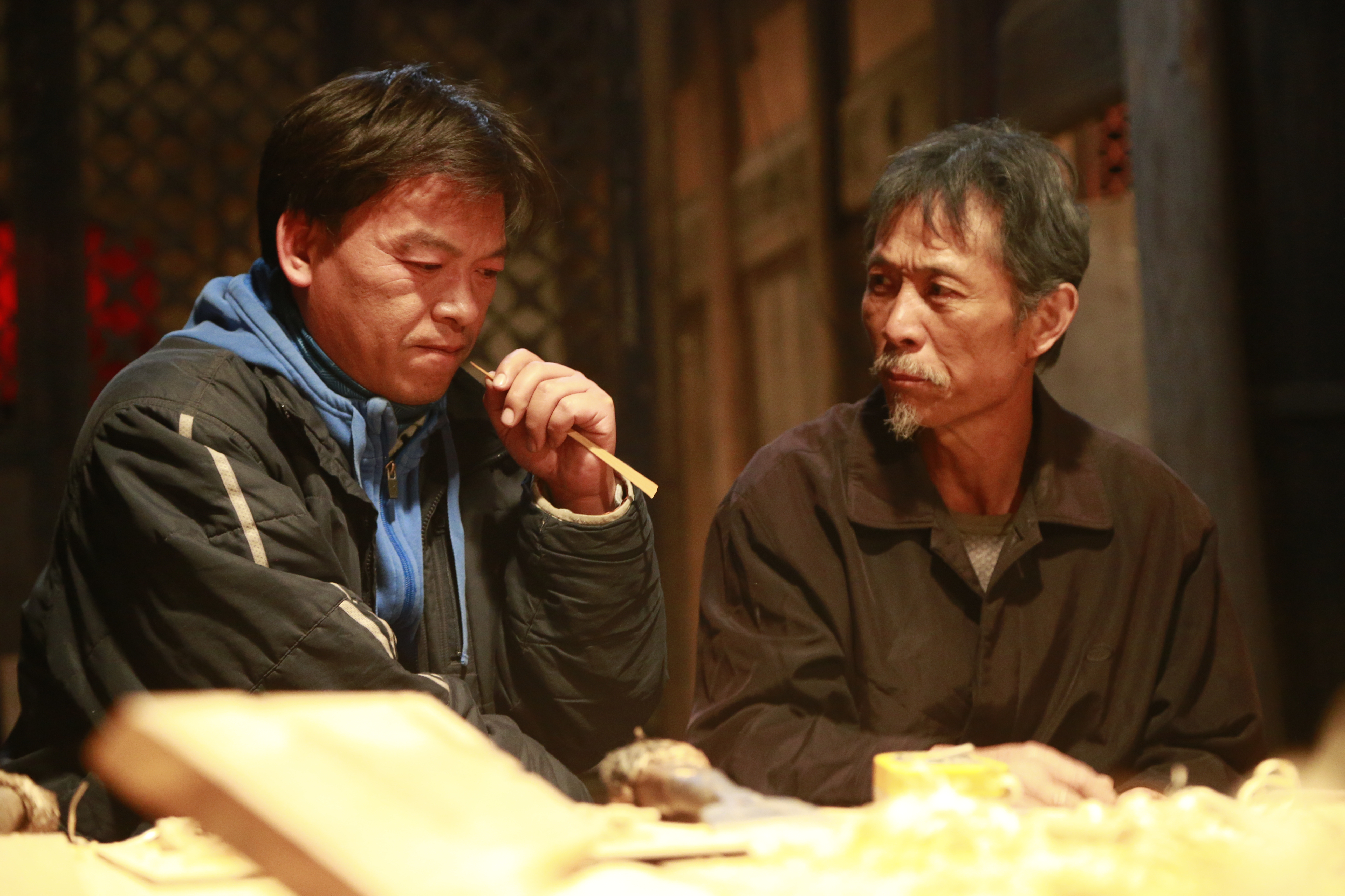 黄精一的写真-电影《榫卯》中，黄精...