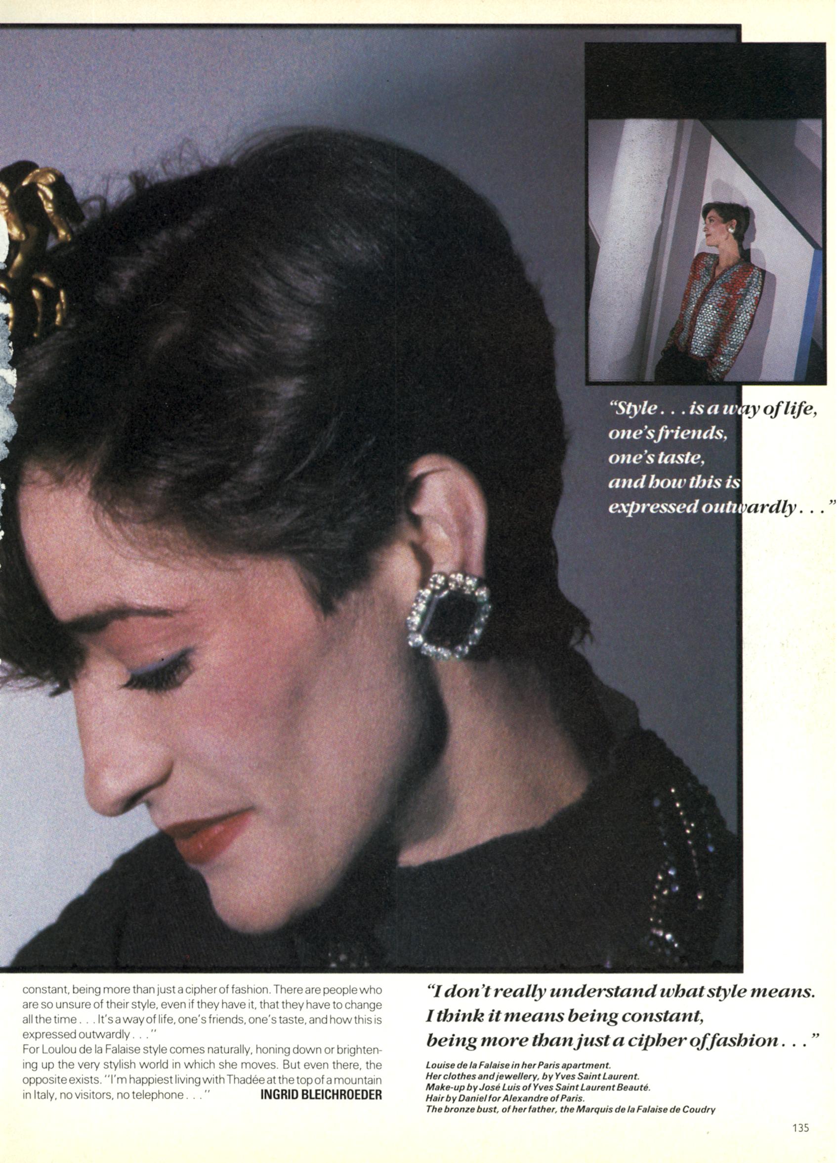 露露·德·拉·法莱兹的写真