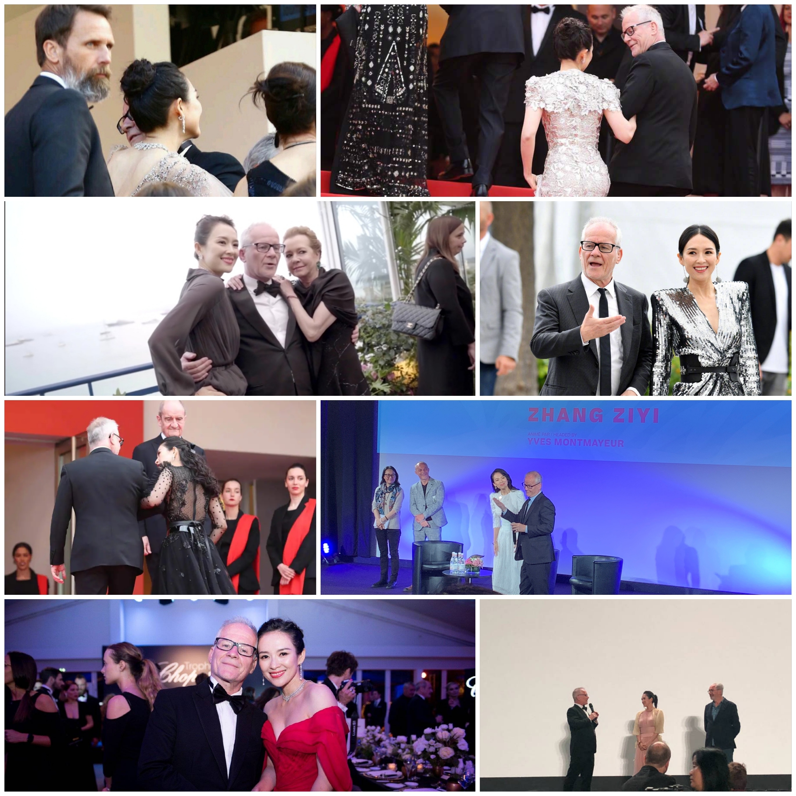 蒂耶里·福茂的写真-2019年章子怡戛纳官...