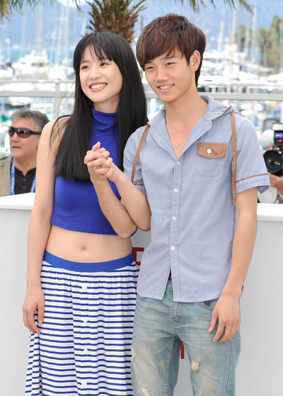 罗蓝山的写真-罗蓝山和李梦。