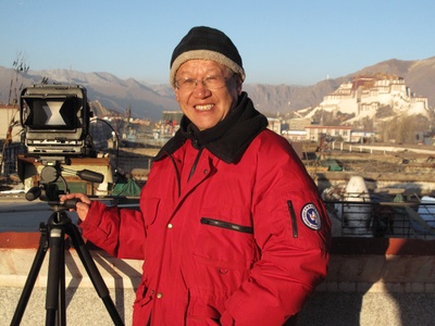 谢飞的写真-2010年谢飞在拉萨拍...