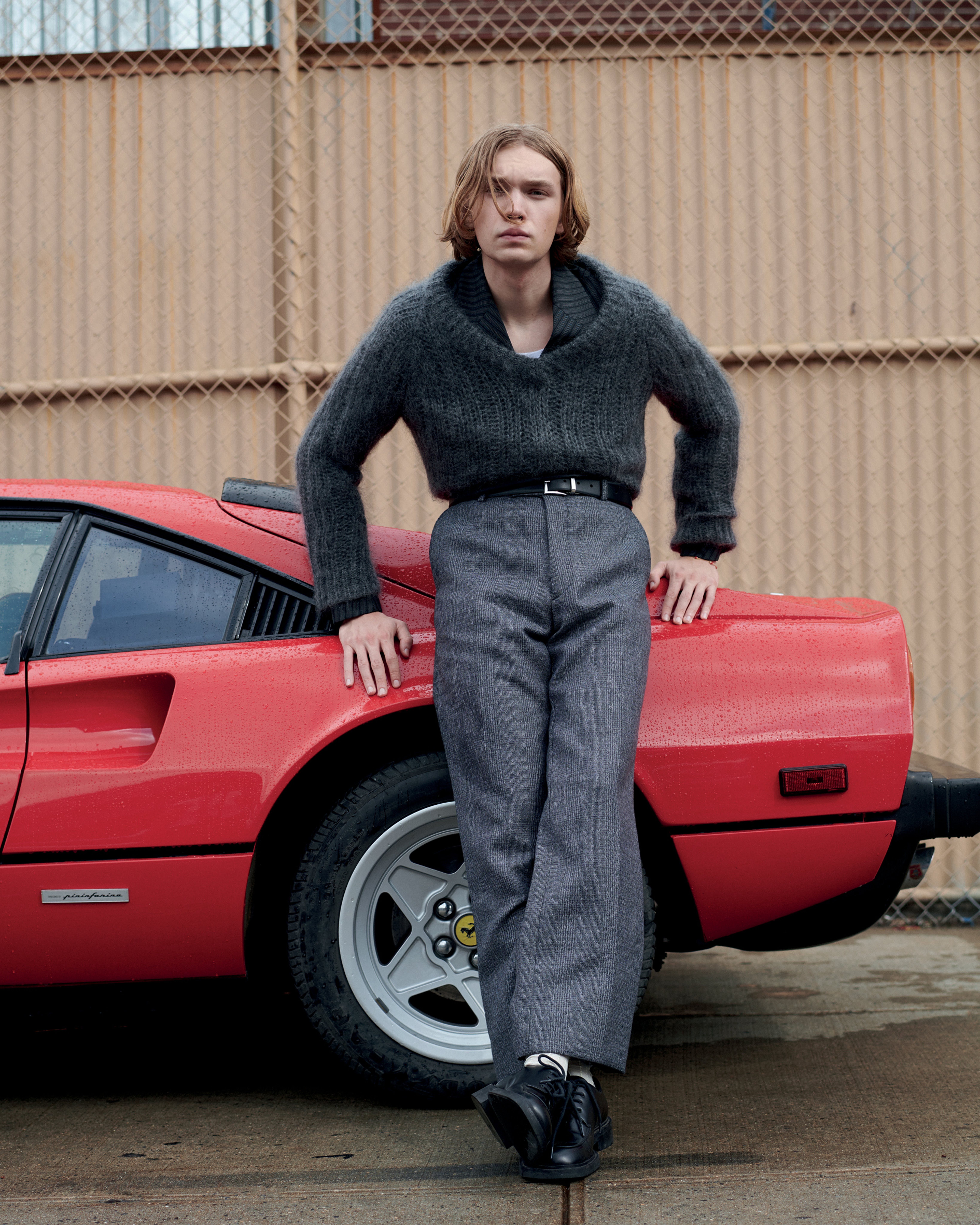 查理·普拉默的写真-L'Officiel Hommes Pa...