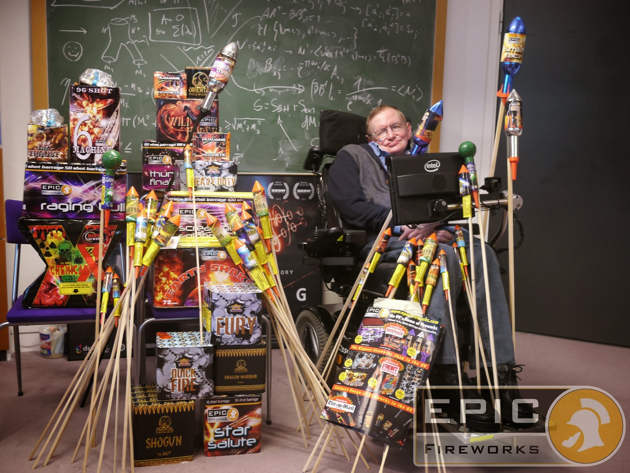 史蒂芬·霍金的写真