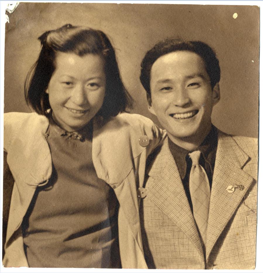 黄晨的写真-郑君里、黄晨合照http:...