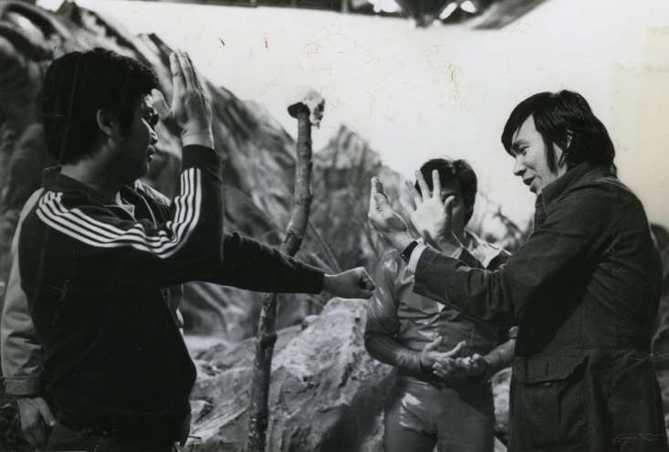 华山的写真-《中国超人》片场