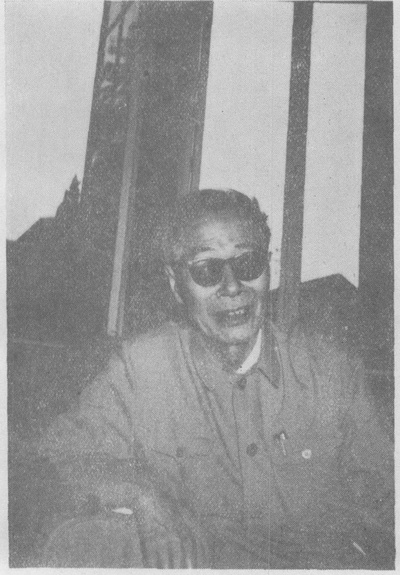 于伶的写真-1982年摄于上海。