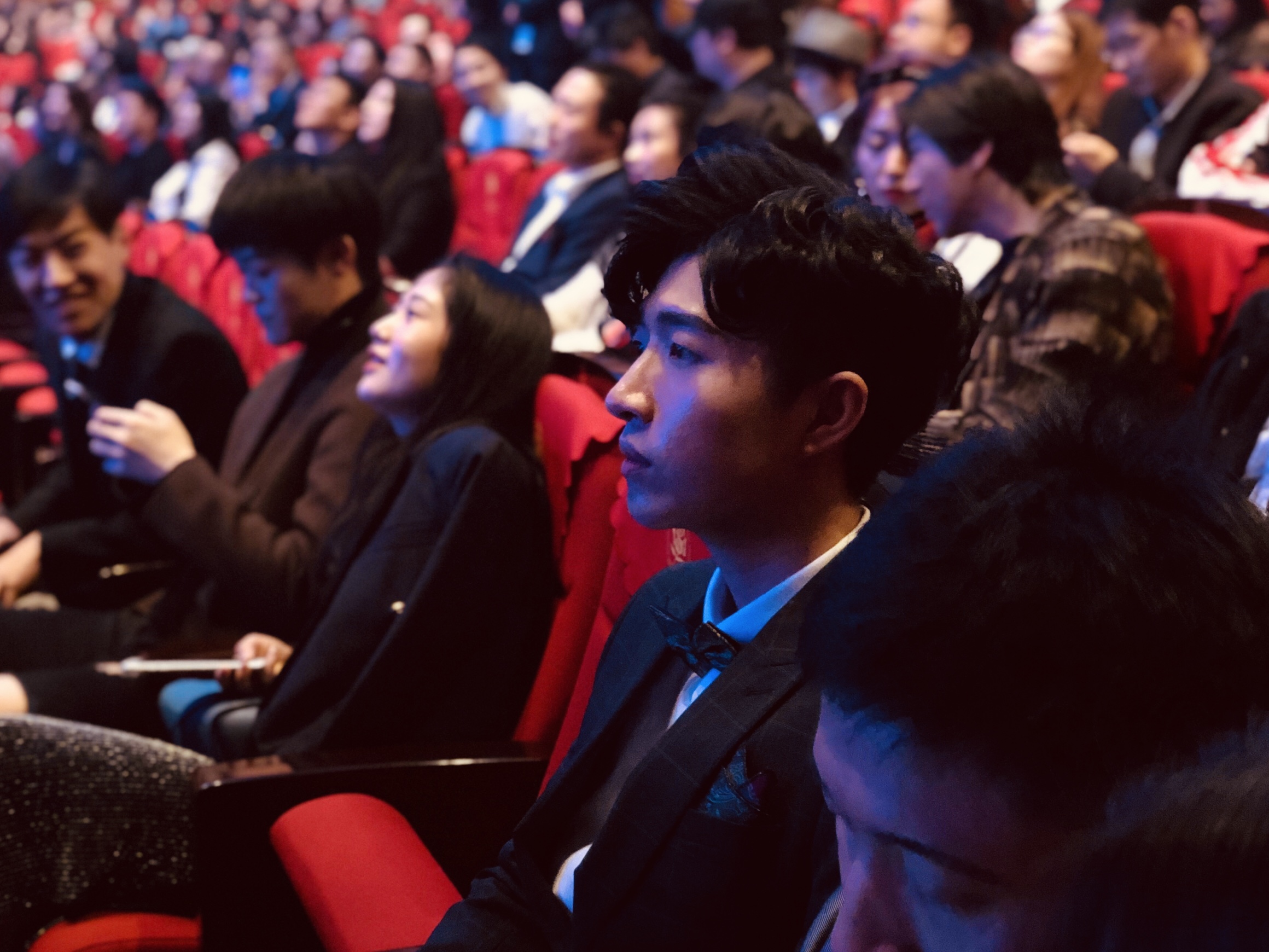 廖成霖的写真-电影节现场