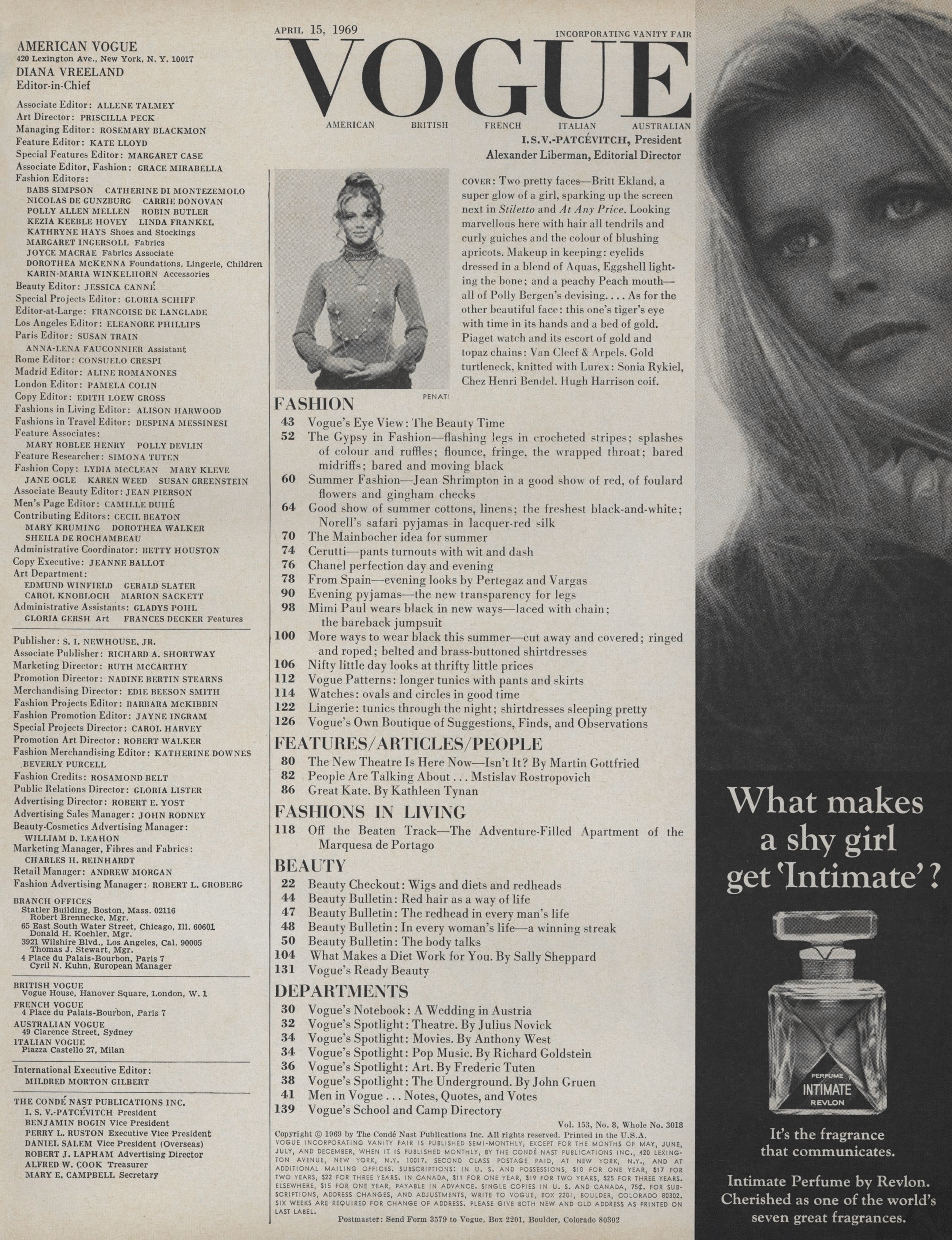 布里特·艾克拉诺的写真-Vogue US April 15, 19...