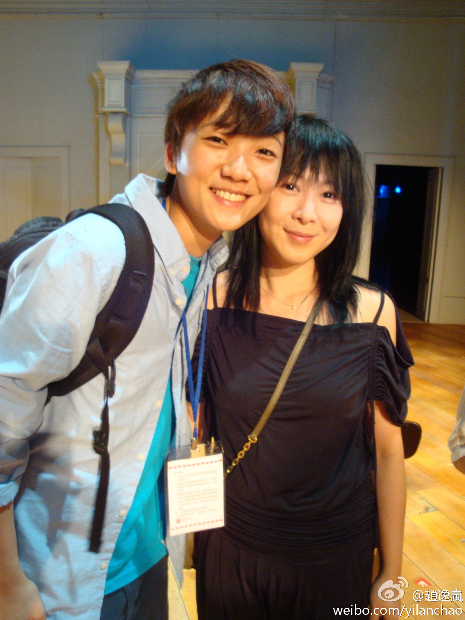 赵逸岚的写真-在西厢，与刘若英合作