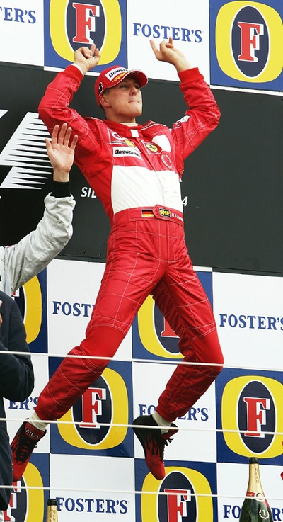 迈克尔·舒马赫的写真-绝对王者