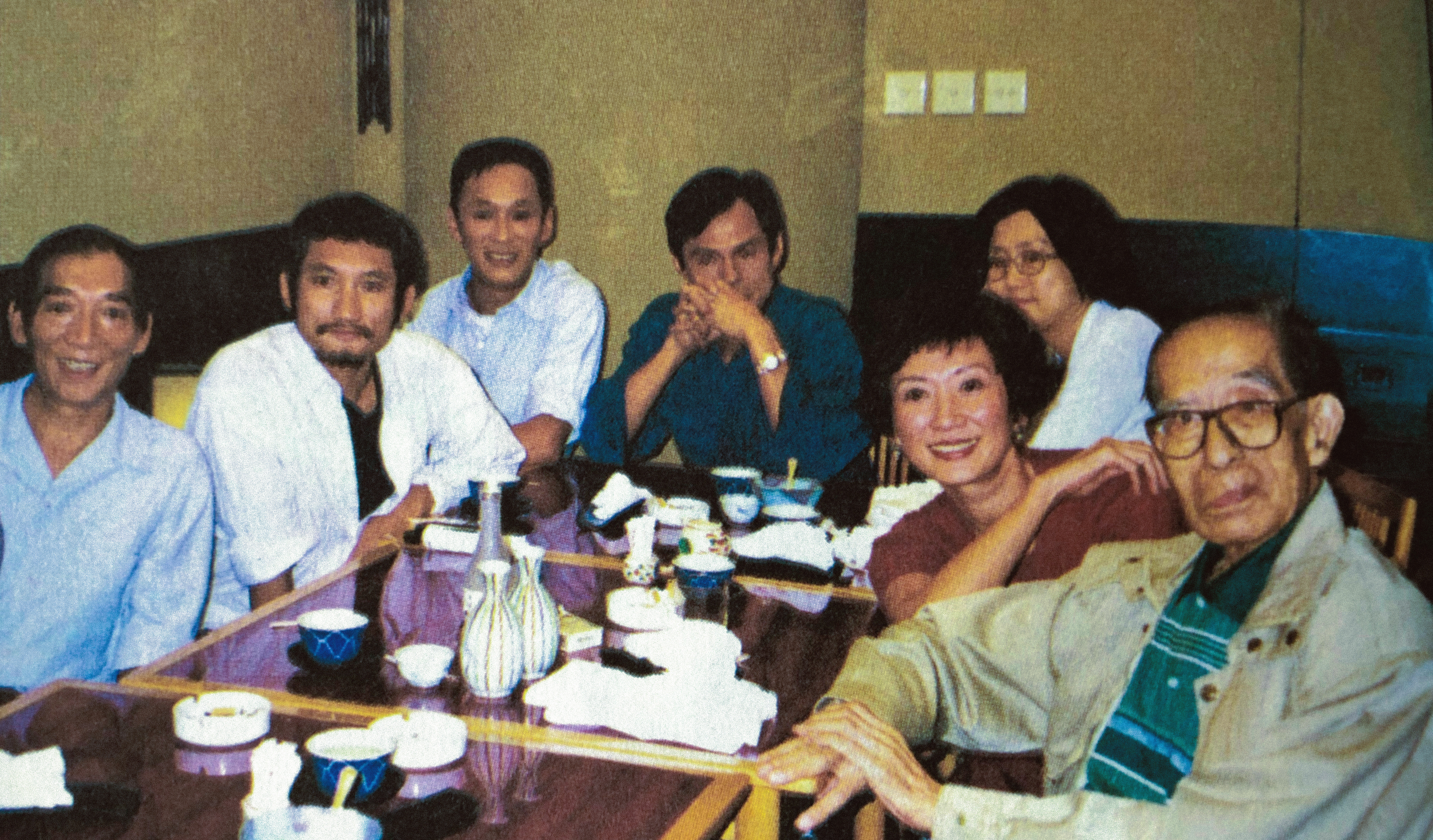 胡鹏的写真-胡鹏导演与施南生、林...