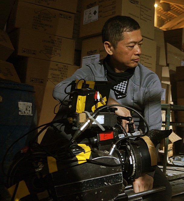 郑兆强的写真-郑兆强在拍摄现场。网...