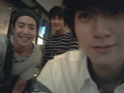 刘旻奎的写真-刘旻奎（右）和《花样...