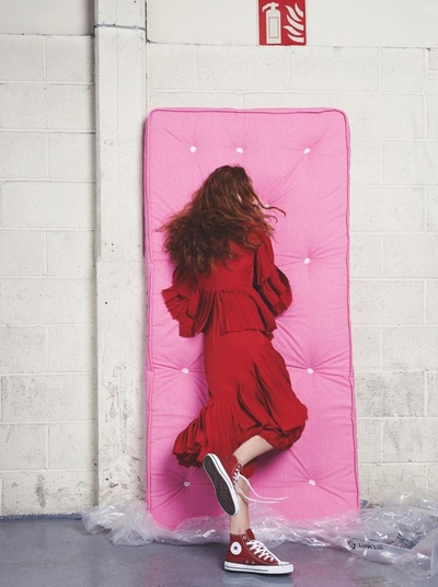 珍娜·蒂亚姆的写真-InStyle UK 2015