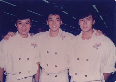 林利的写真-與香港小虎隊其餘兩位...