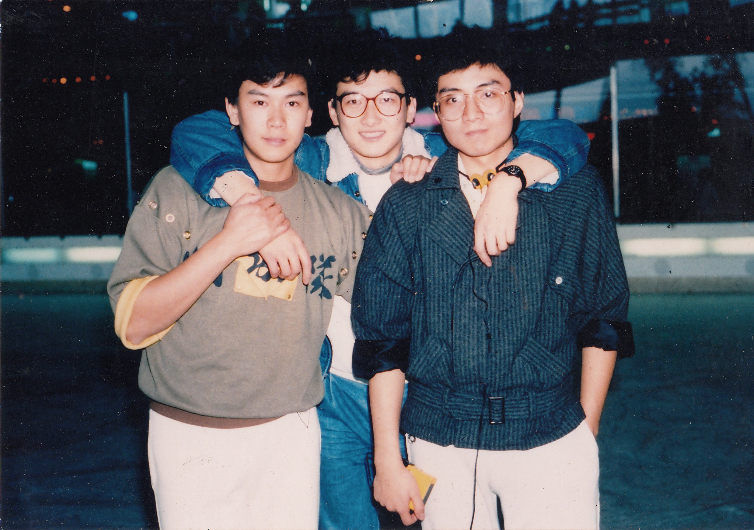 林利的写真-與香港小虎隊其餘兩位...