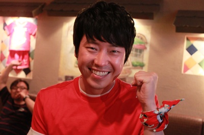 严基俊的写真-世界杯助威活动