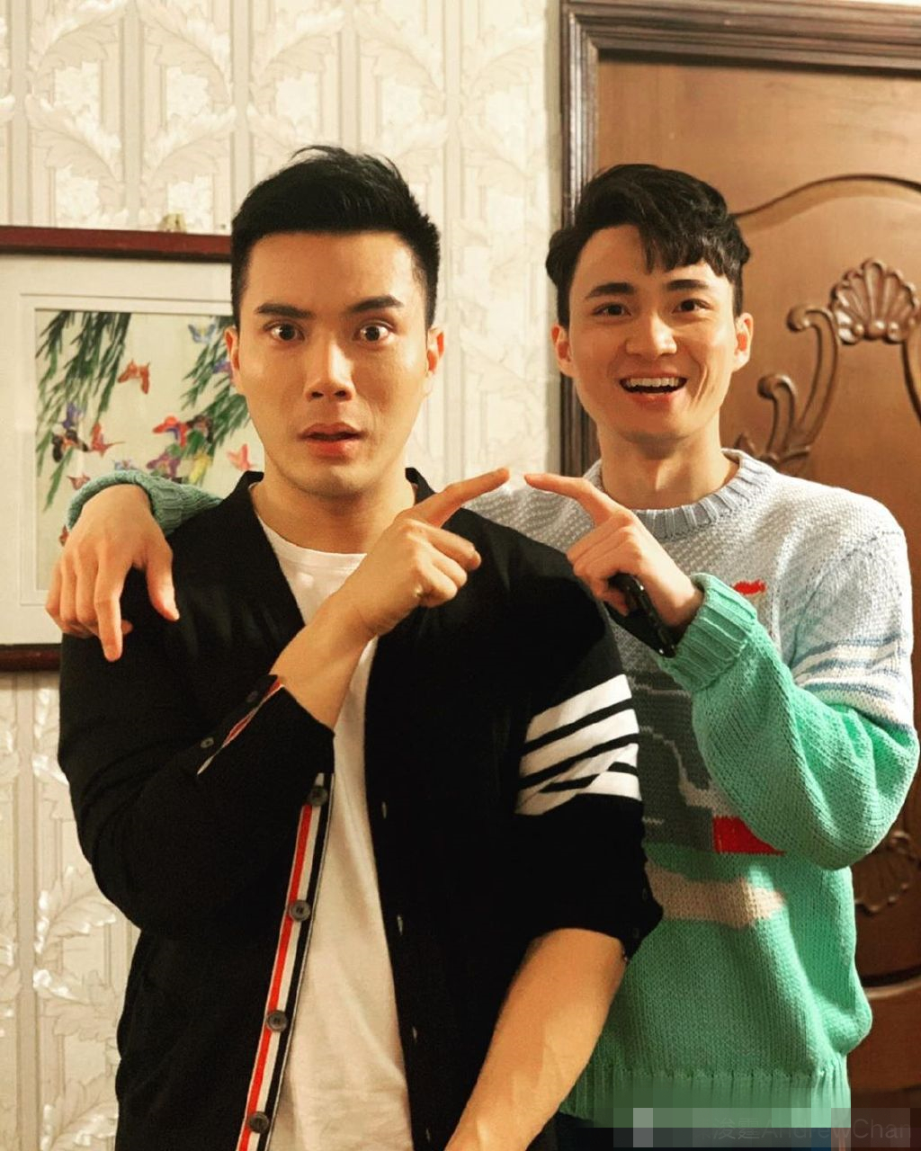 陈浚霆的写真-与金城安合照