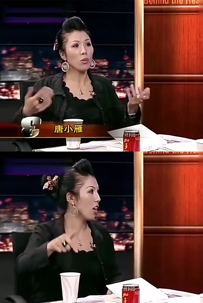 唐小雁的写真-《锵锵三人行》