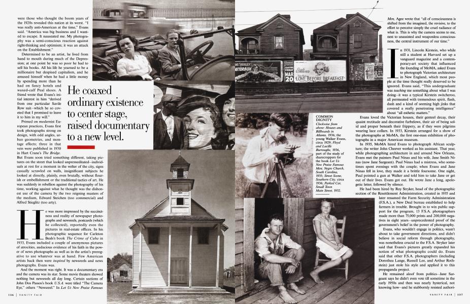 沃克·埃文斯的写真