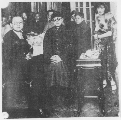 周瘦鹃的写真-沪上知名人士周瘦鹃、...