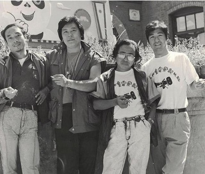 李建国的写真-左起：演员陶泽如、摄...