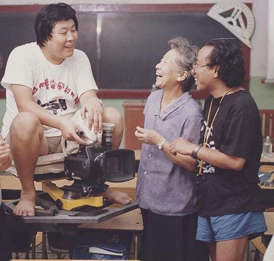 李建国的写真-时任中国儿童电影制片...