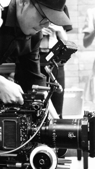 孟飞翔的写真-广告拍摄现场，摄影指...